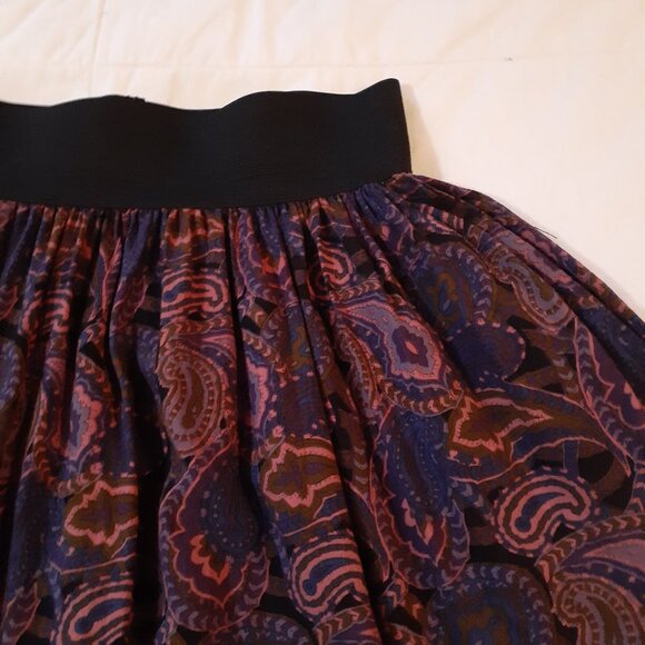 Vintage Handmade Paisley Skirt Size Small - Picture 7 of 10